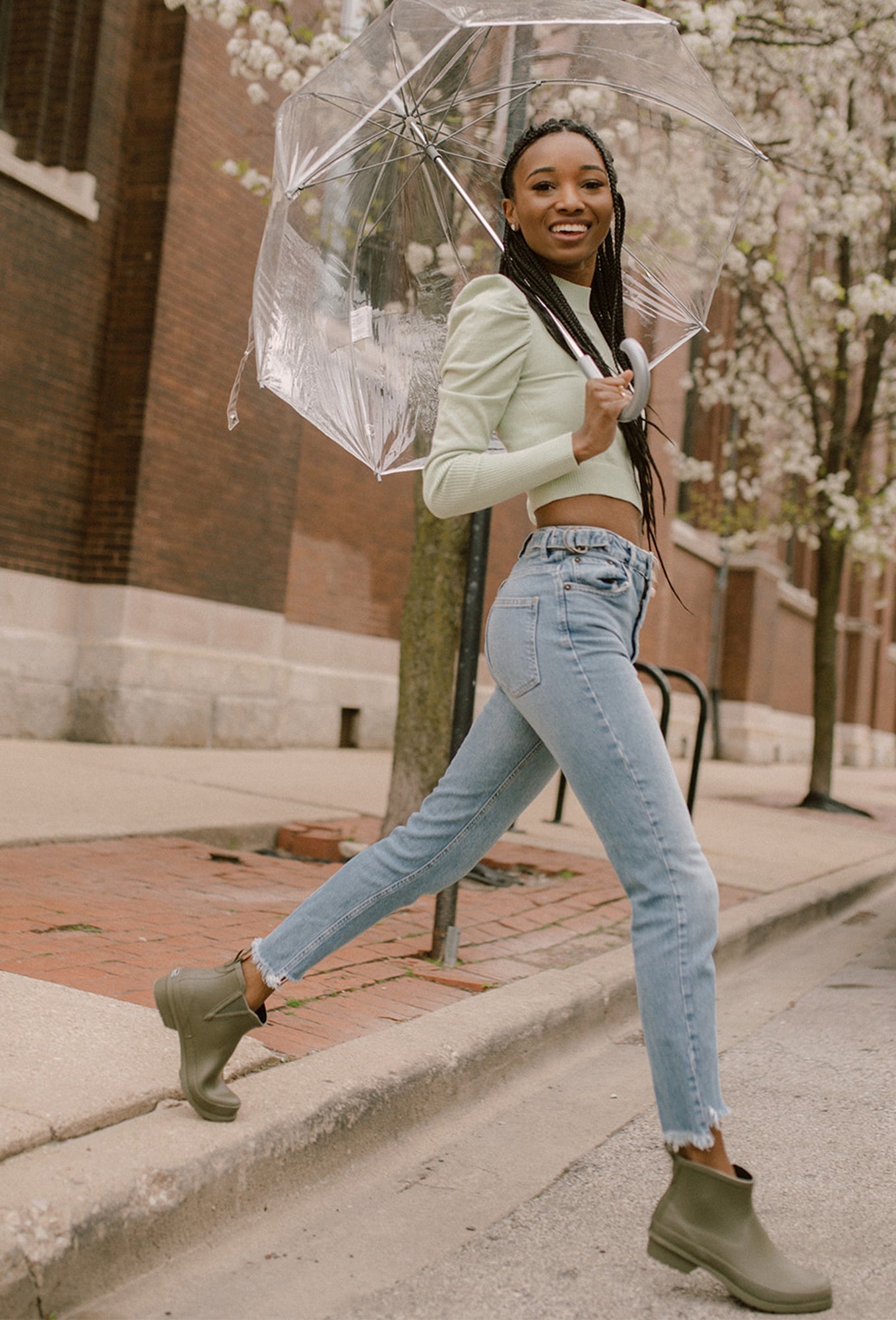 Matte chelsea rain store boots